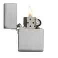 thumbnail image 3 of Zippo 1935 Replica Brushed Chrome without Slashes Pocket Lighter, 3 of 6