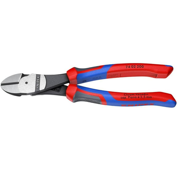 Knipex 7402200SBA 8" High Leverage Diagonal Cutters KNT-7402200SBA