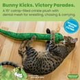 thumbnail image 2 of Catstages Kicker Constrictor Cat Toy with Catnip & Dental Mesh, Crinkle Plush, 15”, 2 of 4