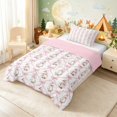 thumbnail image 2 of Erosebridal Duck Twin Comforter Sets for Girls, Pink Bows Bedding Set, Pink Reversible 2-Piece 1 Comforter and 1 Pillowcase, 2 of 6