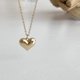 thumbnail image 4 of Collar colgante de corazón dorado JAMW Sencillez para mujer, 4 of 5