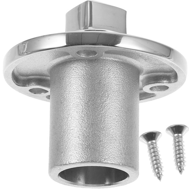 RUNROTOO 1Set Kayak Scupper Plug Plated Silver Durable Water Resistant Drain Hole Stopper for Boat Accessories