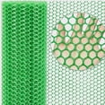thumbnail image 4 of Plastic Mesh 15.7'' x 11'' 1 Roll - Green Chicken Wire Fencing for Poultry, Gardening Barrier, Balcony Guard for Cats and Dogs, Floral Craft Mesh, Flexible and Easy to Cut, 4 of 5