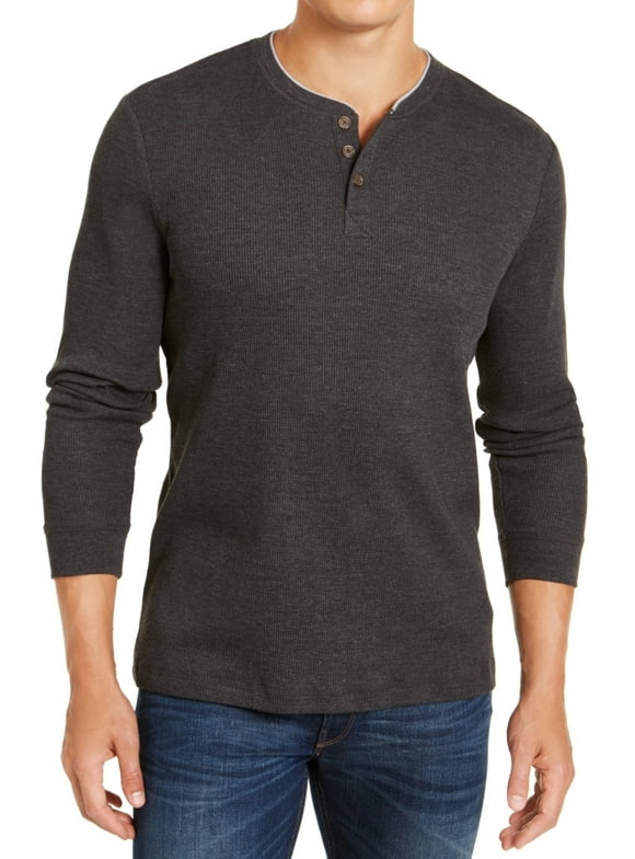 Men's Waffle Henley