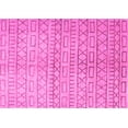 thumbnail image 1 of Ahgly Company Indoor Rectangle Abstract Pink Contemporary Area Rugs, 7' x 10', 1 of 4