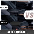 thumbnail image 5 of Car Center Console Seat Armrest Cover Interior Lid Storage Cover Trim for Honda Accord 2008-2012 Black, 5 of 6