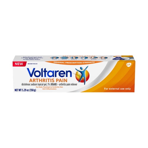 Voltaren Diclofenac Sodium Topical Arthritis Pain Relief Gel Tube, 5.3