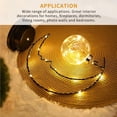 thumbnail image 2 of Luz En Forma De Luna Luz De Portalámparas De Media Luna Concisa Luz De Noche De Luna Alimentada Por Batería Con Luz Blanca Cálida Para Dormitorio Methold HA019545-00, 2 of 7