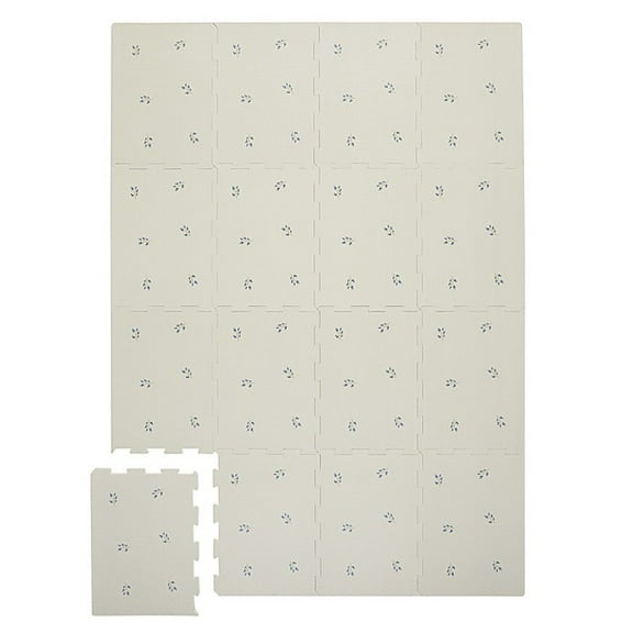 3 Sprouts Baby & Kids EVA Foam Puzzle Mat - Blueberry Taupe
