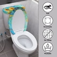 thumbnail image 3 of SEANATIVE Sunflower Toilet Lid Seat Cover and Toilet Tank Lid Cover Set of 2 Pack Toilet Cover Set for Bathroom Decorations Washable Toilet Tank Replacement Machine Wash, 3 of 7