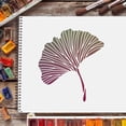thumbnail image 6 of Ginkgo Leaf Stencil 11.8x11.8inch Plastic Gingko Leaves Drawing Painting Stencils Templates Sets for Painting Baking Crafts Walls Furniture, 6 of 9