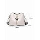 thumbnail image 5 of Bolso Xtellar Bandolera Blanco Mano Dama Cuero Impermeable De Viaje Color Blanco, 5 of 5