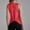 Red, variant on MTBLYS Womens Summer Tops Fashion Solid Color Crew Neck Camisole Blouses Casual Slim Fit Sleeveless Standard Straps Pleated Tops Tank Tops for Women 2025