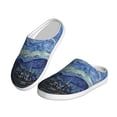 thumbnail image 2 of Lsque The Starry Night Pattern Womens Comfort Cotton on Scuff With Memory Foam and Anti-skid Sole Slipper-40/41, 2 of 7