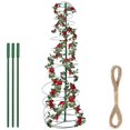 thumbnail image 3 of Spiral Plant Support Stretchable Vegetable Support Stakes Rustproof Tomato Grow Support Cage Ring Extendable Climbing Plants Garden Support Stakes for Garden Plant Climbing Growing, 3 of 10