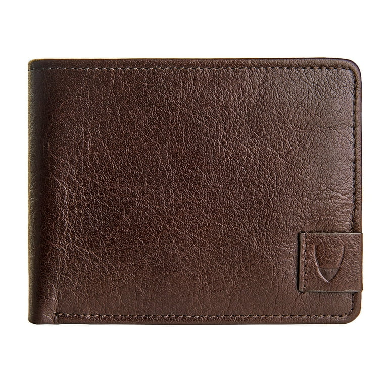 Hidesign Vespucci Brown Buffalo Leather RFID-blocking Slim Bifold