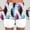 #367-White, variant on Haivin Yoga Shorts for Women, High-Waisted Tight-Fitting Printed with Pockets, Athletic Sports Shorts for Jogging and Daily Wear