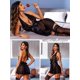 thumbnail image 5 of Lencería Sexy Para Mujer Babydoll De Encaje Cuello En V, 5 of 6