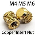 thumbnail image 5 of Brass Heat Set Insert Nuts Injection Molding Hot Melt Embedded Threaded Insertion Copper Nut For Plastic 3d Printing, 5 of 6