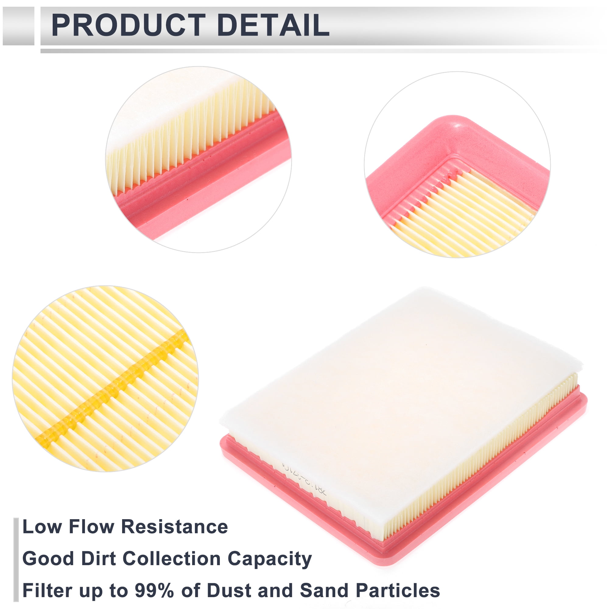 Unique Bargains Engine Air Filter for Kia Optima 2001-2006 Long Life Element Filter