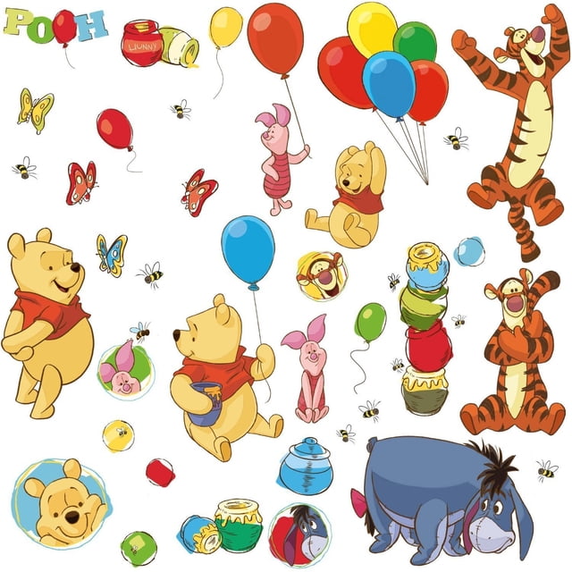 Vinilos decorativos Disney Winnie The Pooh and Friends Roommates