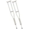 Drive Medical Aluminum Crutches "Adult, 5'2 to 5'10 , 350lb Weight Capacity"