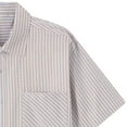 thumbnail image 6 of Under 10 dollars! Men's Cotton Seersucker Shirt Button Down Short Sleeve Shirt, 6 of 6