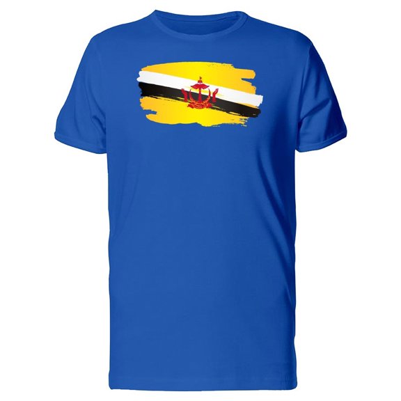 Paint Of The Flag Of Brunei Tee Men's -Image by Shutterstock