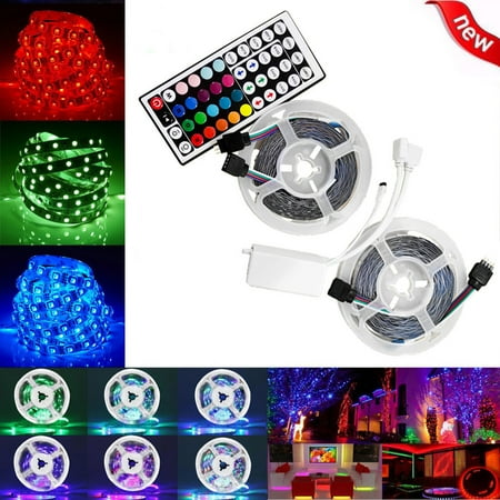 

10M 3528 SMD RGB 600 LED Strip Light String Tape+44 Key IR Remote Control Valentine s Day Gift