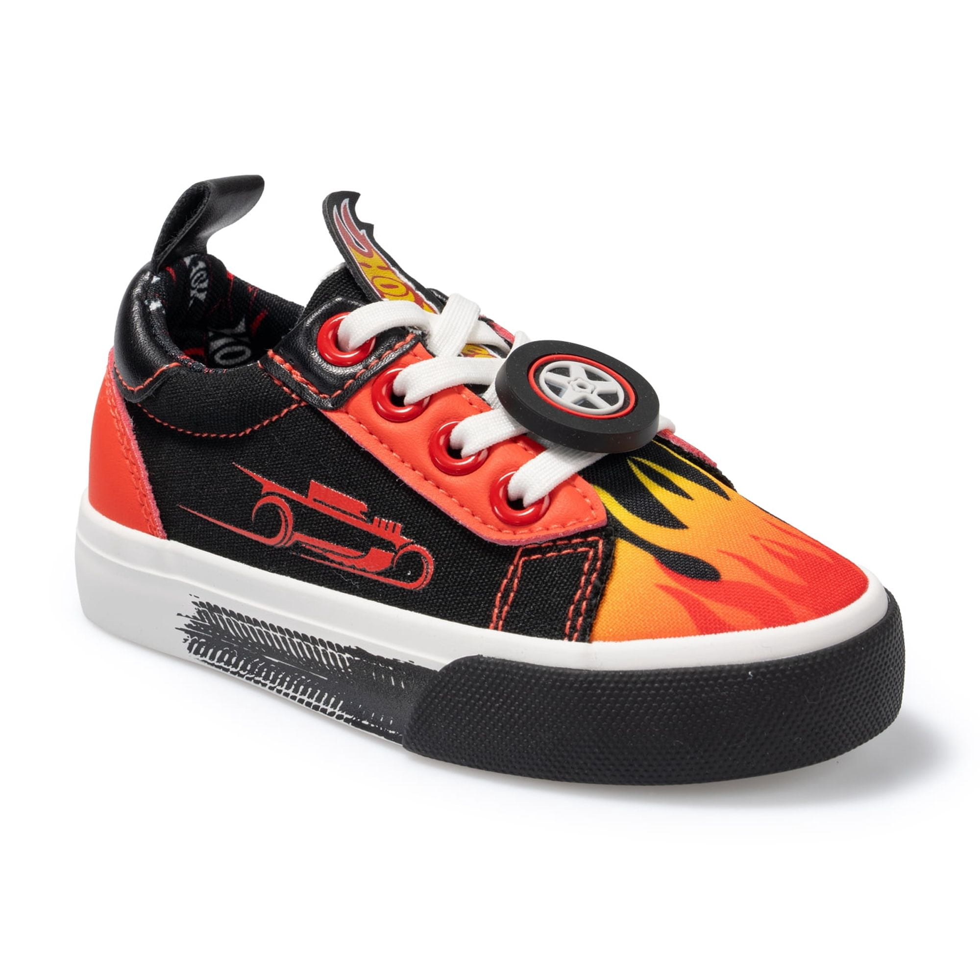Hot Wheels Toddler Boy Flame Car Court Sneaker