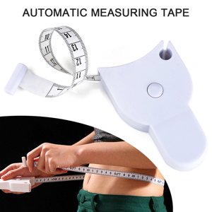 Body Tape Measure 150cm/60in 2 Sides Retractable Tape Measure Self Locking Ruler Measurement Portable Tape Measure for Cut Measurement