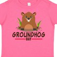 thumbnail image 4 of Inktastic Groundhog Day with Cute Groundhog Illustration Boys or Girls Toddler T-Shirt, 4 of 5