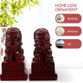 thumbnail image 6 of 1 Pair of Lion Sculpture Mini Decor for Office and Home, 6 of 6