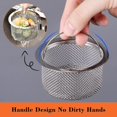 thumbnail image 2 of Kitchen Sink Filter, Stainless Sink Grid Strainer, Universal Sink Strainer with Handle for Kitchen, Bathroom, 2 Piece, 2 of 5