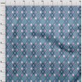 thumbnail image 4 of oneOone Tissu Popeline de Coton Sergé Vert Sarcelle Foncé Matériel de Robe Tissu Imprimé Tissu au Mètre 56 Pouces de Large, 4 of 5
