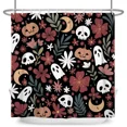 thumbnail image 6 of Tchckioa Halloween Party Decor Shower Curtain,36x72 Inch Waterproof Hooks Bath Curtain for Bathroom, 6 of 6