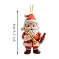 thumbnail image 5 of 2026 Christmas Home Party Decoration Christmas Figure Hanging Ornaments Musical Style Pendants For Xmas Tree Home Holiday Decoration Christmas Celebration Party Supplies, 5 of 7