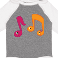 thumbnail image 4 of Inktastic Music Notes Band Choir Musician Gift Boys or Girls Long Sleeve Baby Bodysuit, 4 of 5
