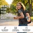thumbnail image 4 of Yspwyqan Backpack Set for Boys Ages 8-15, Bookworm Capybara Boys Backpack Set with Lunch Box and Water Bottle Bag, 17 Inch Casual Fashion Bookbag for Elementary, 4 of 7