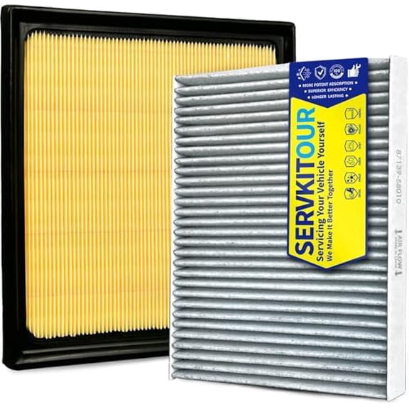 Cabin and Engine Air Filter Set for Crosstrek (2018-2024), for Outback/Legacy (2020-2025), for Ascent (2019-2025), for Impreza (2017-2025), for XV (2018-22), Replace 8713958010, 16546AA16A
