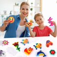 thumbnail image 5 of DIY Craft Beads Multicolor Small Pieces Colored Cards 20 Pieces Colored Cards MM Fuse Beads Peg Board Transparent Animal Shape Plastic Peg Board Craft Tray, 5 of 5