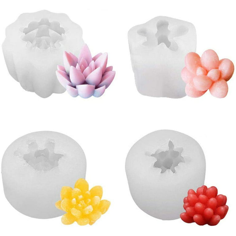 Pretty Flower Soap Mold Flower Silicone Soap Making Molds Decorating Cake  Mold Chocolate Mold Candle Crafts