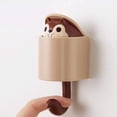 thumbnail image 5 of Windfall Key Holder for Wall Decorative, Pop-Up Smile Squirrel Wall Key Holder, 5 of 8
