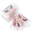 thumbnail image 2 of 3D false eyelashes natural thick combination set tweezers + disposable eyelash brush-Pink card-style-#101, 2 of 6
