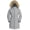 Light Gray, variant on Winter Coat Women Pioneer Camp Waterproof Long Puffer Parka