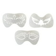 thumbnail image 3 of Plantillas de Pintura Facial para Fiesta de Cumpleaños, Suministros Ligeros para Fiestas DIY, Pintura Reutilizable, Patrón Múltiple Suave , Mariposa Irregular, 3 of 4