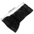 thumbnail image 4 of 1Pair Spring Autumn Arm Cover Gloves Sweater Decorative Fake Sleeve Lace Cuffs Detachable Sleeve Cuffs Ruffles Elbow Sleeve BLACK STYLE2, 4 of 8