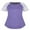 Light Lavender, variant on Womens Plus Size Tops Short Sleeve T Shirts Striped Raglan Tee Shirts Causal Summer Tunics Blouses