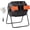 Orange, variant on 43 Gallon Black Steel PP Tumbling 360 Degree Rotating Composting Bin With Dual Chamber