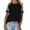 Black, variant on Bogo Blouses For Women 2025 Womens Tops Dressy Casual 3/4 Sleeve Womens Blouses Dressy Casual Red T Shirts For Women Loose Fit Graphic Tees